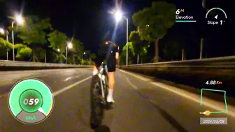 Video herunterladen: 公路车平路冲刺60km/h