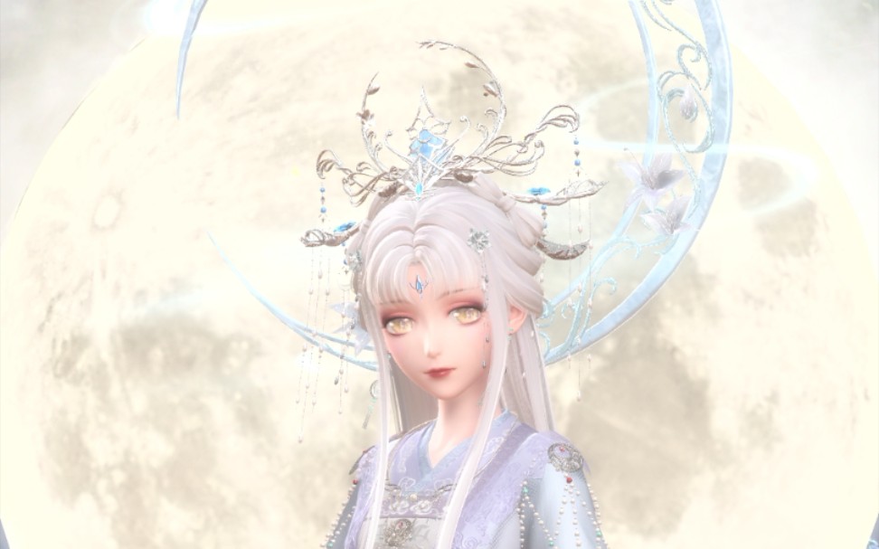 闪耀暖暖 这才是真月神!