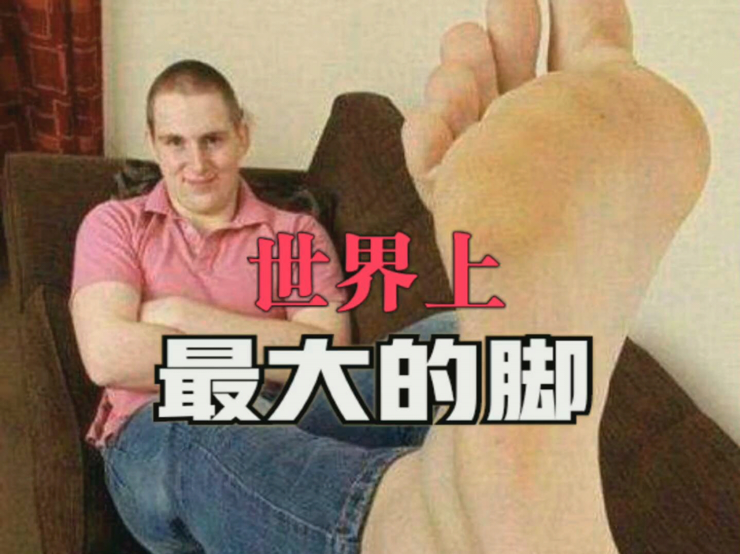 世界上最大的脚!哔哩哔哩bilibili