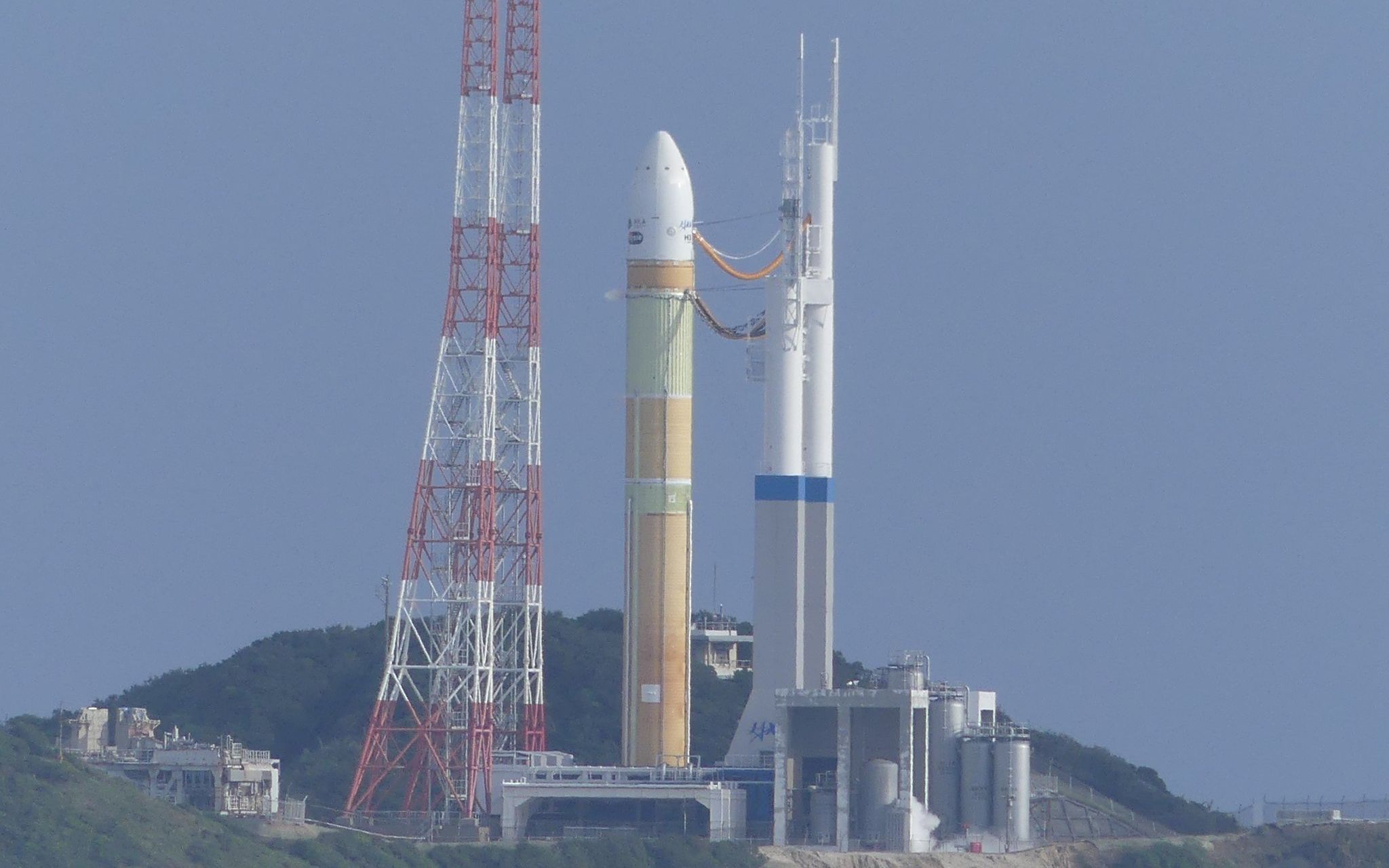 日本首枚h3运载火箭完成静态点火测试