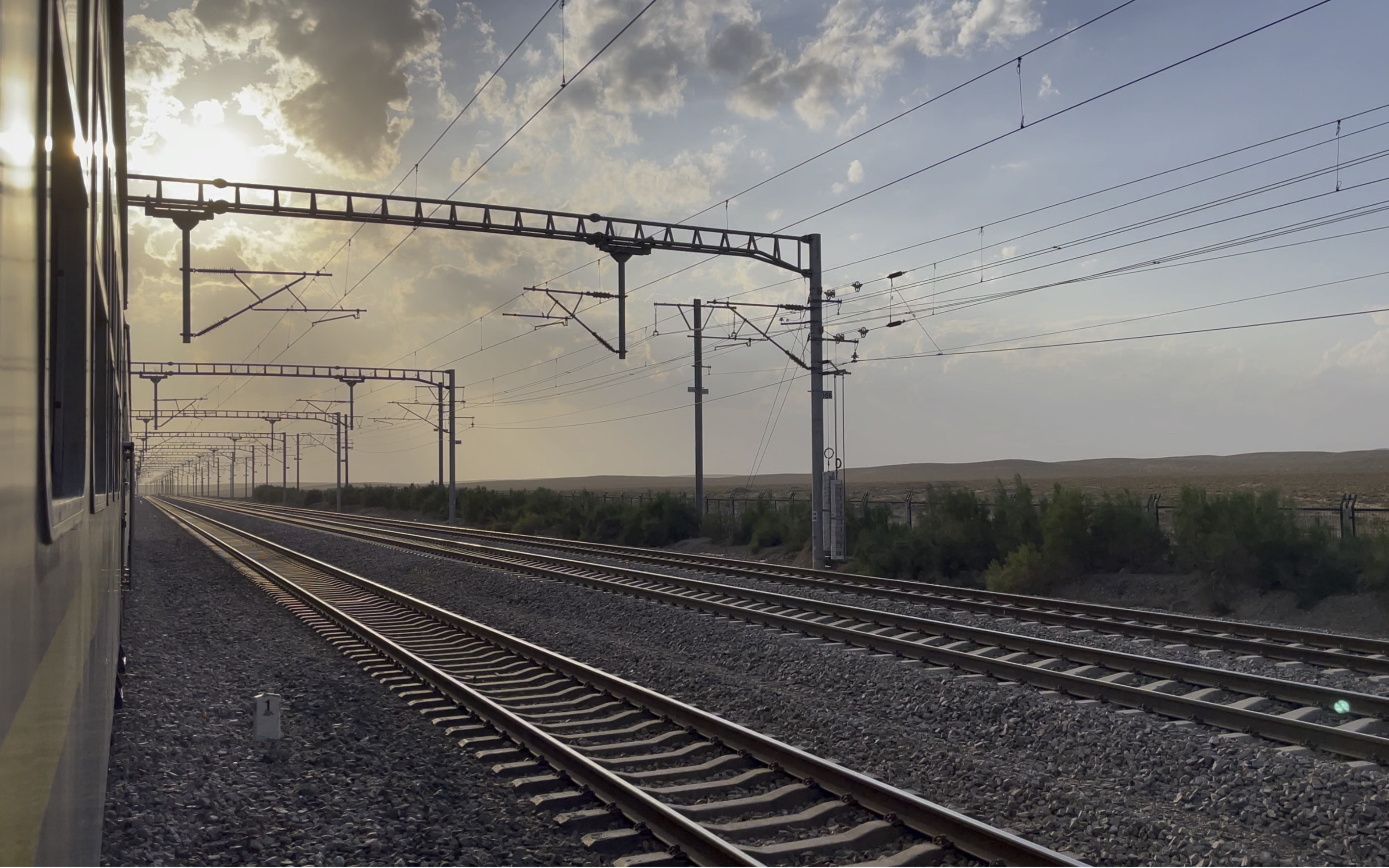 【干武线】7519次 郭家窑-大咀子区间 右侧展望