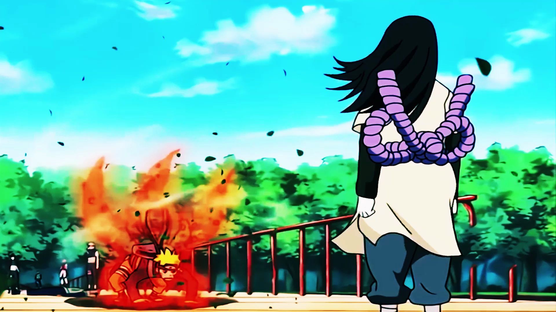 四尾鸣人vs大蛇丸.剪去多余的画面和对话