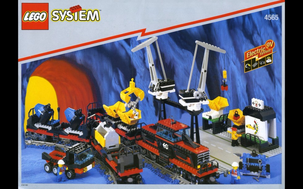 乐高火车4565铁路货运起重机速组评测