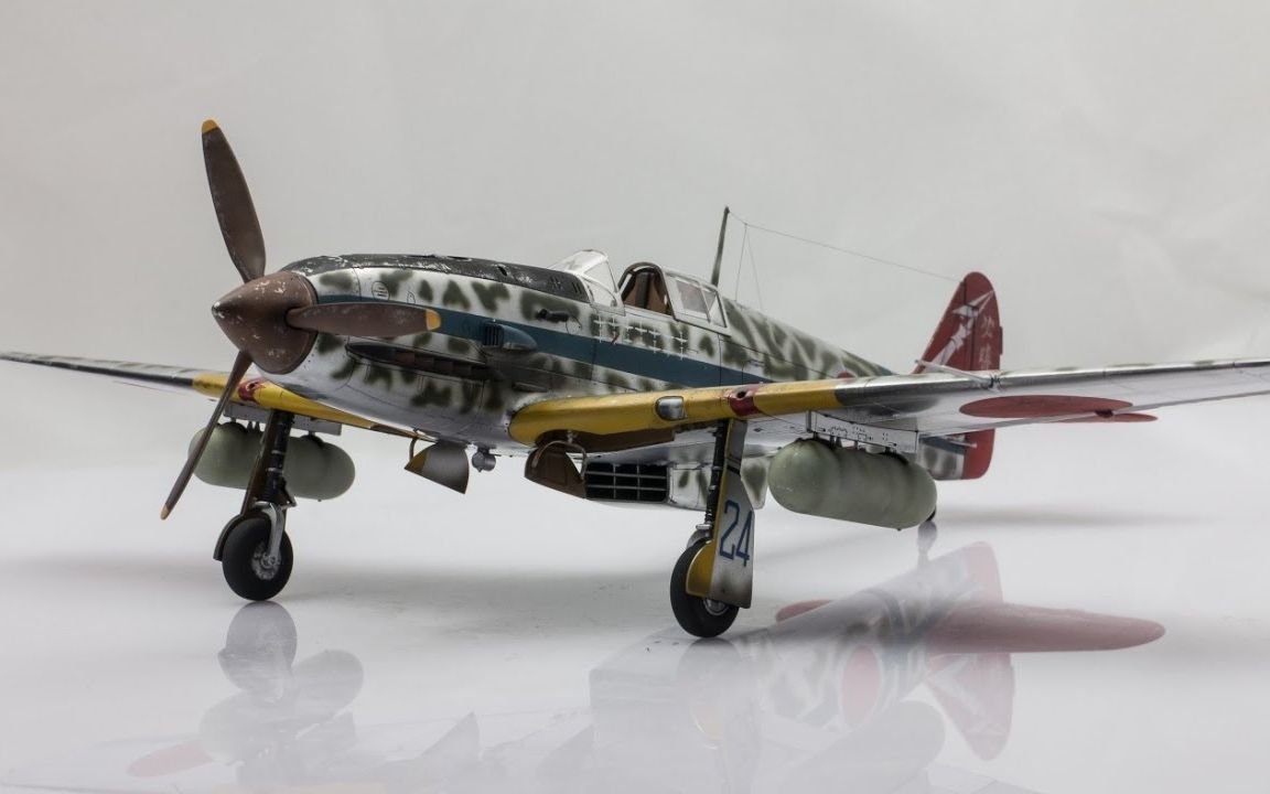 s-a-t 如何制作田宫48比例 川崎 ki-61-id 飞燕(tony)_哔哩哔哩 (゜