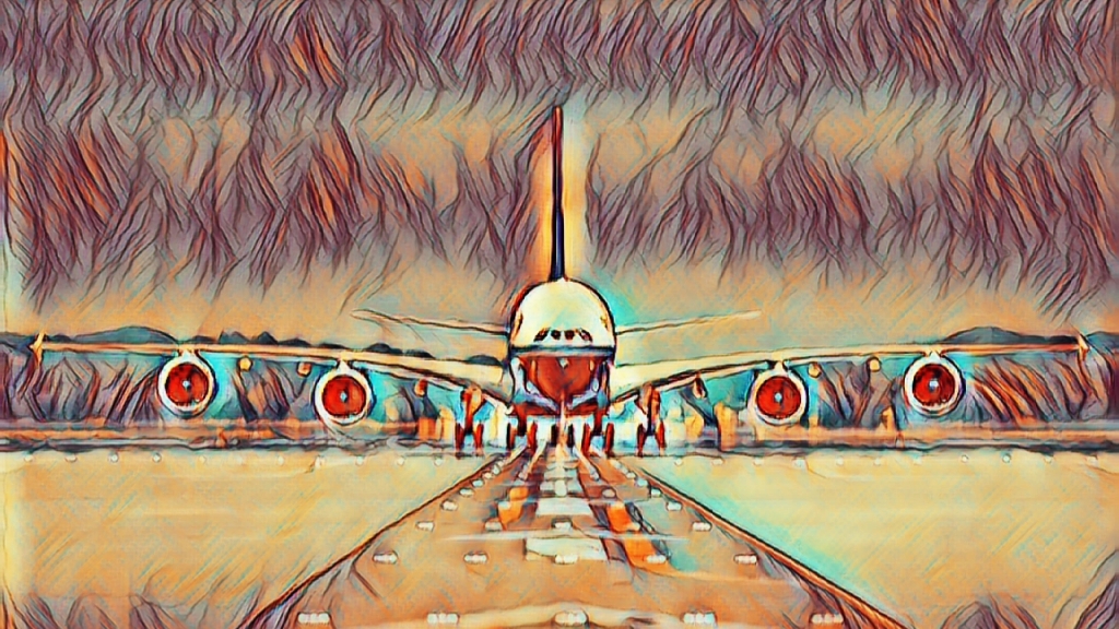 论ai能把一架南航a380画的多好看