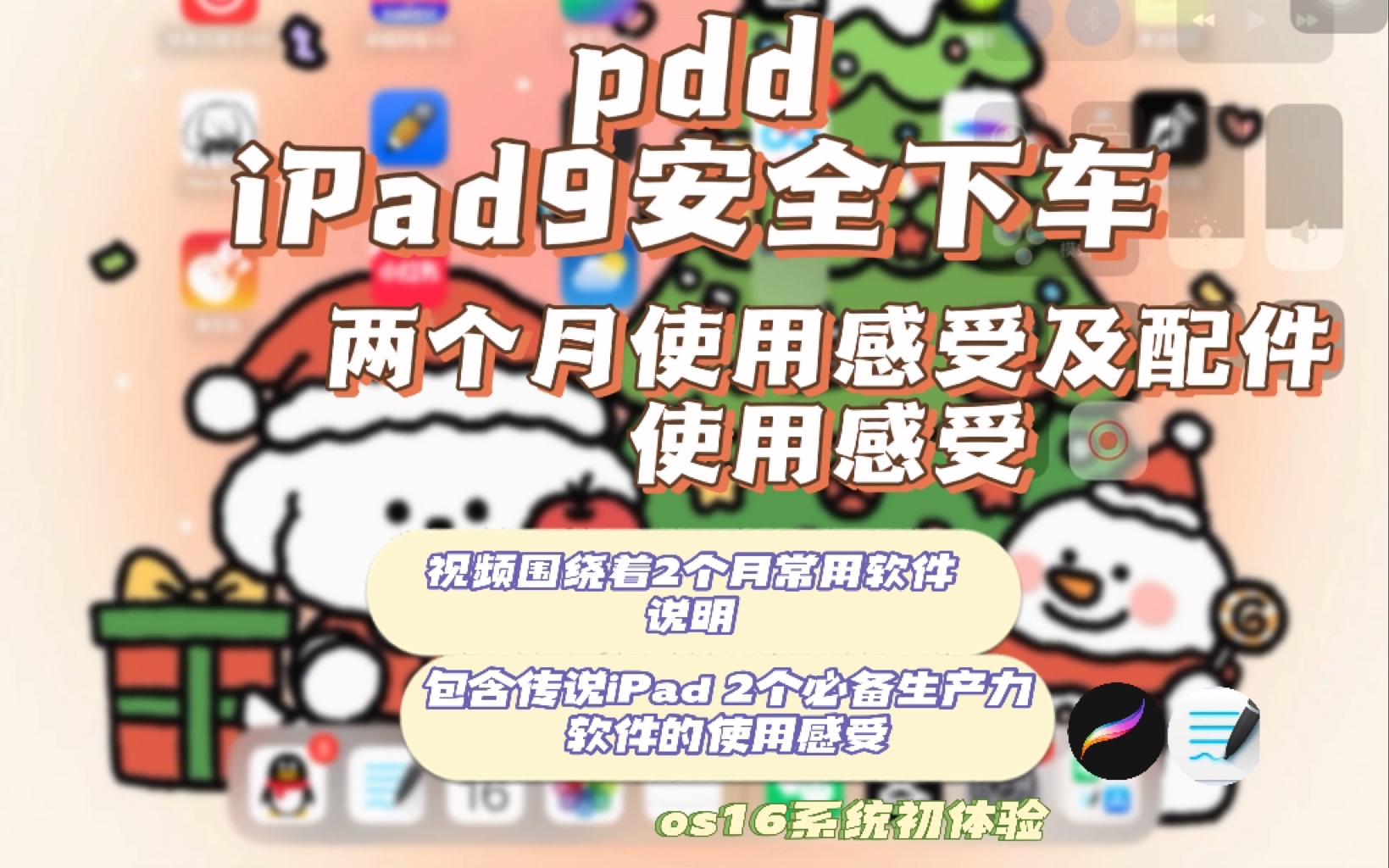 pdd iPad9使用俩月的情况分享(包含配件使用情况)哔哩哔哩bilibili