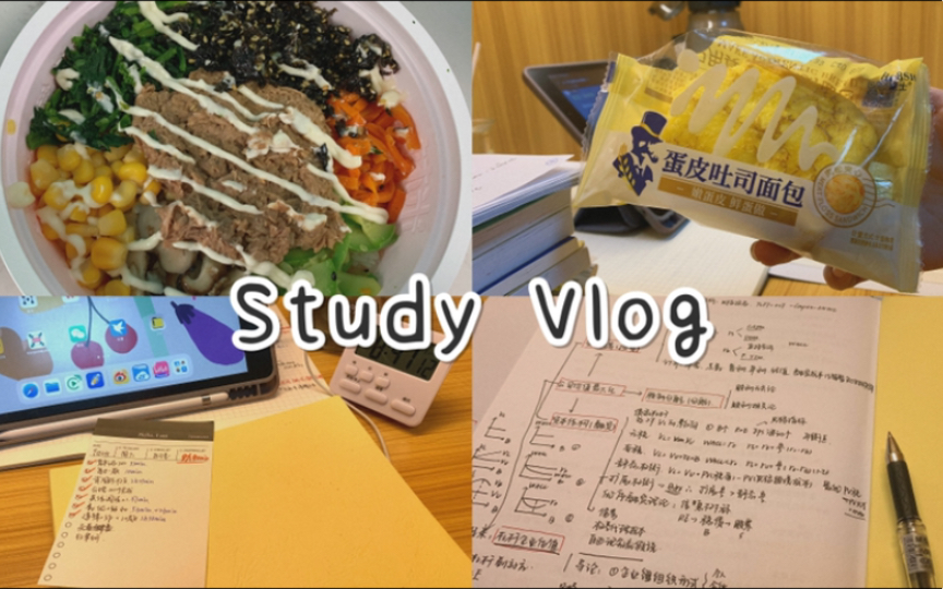 Study Vlog 024|自习室学习记录|当你不得不面对一件你一直想逃避的事情的时候 就是你离进步最近的时候|昨天的素材出问题了TT存货顶上哔哩哔哩bilibili