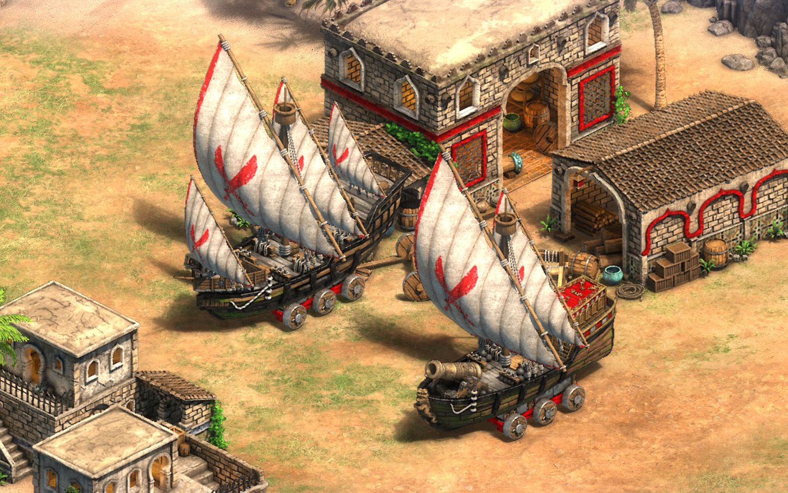 帝国时代2决定版新朝雅政旱地行舟