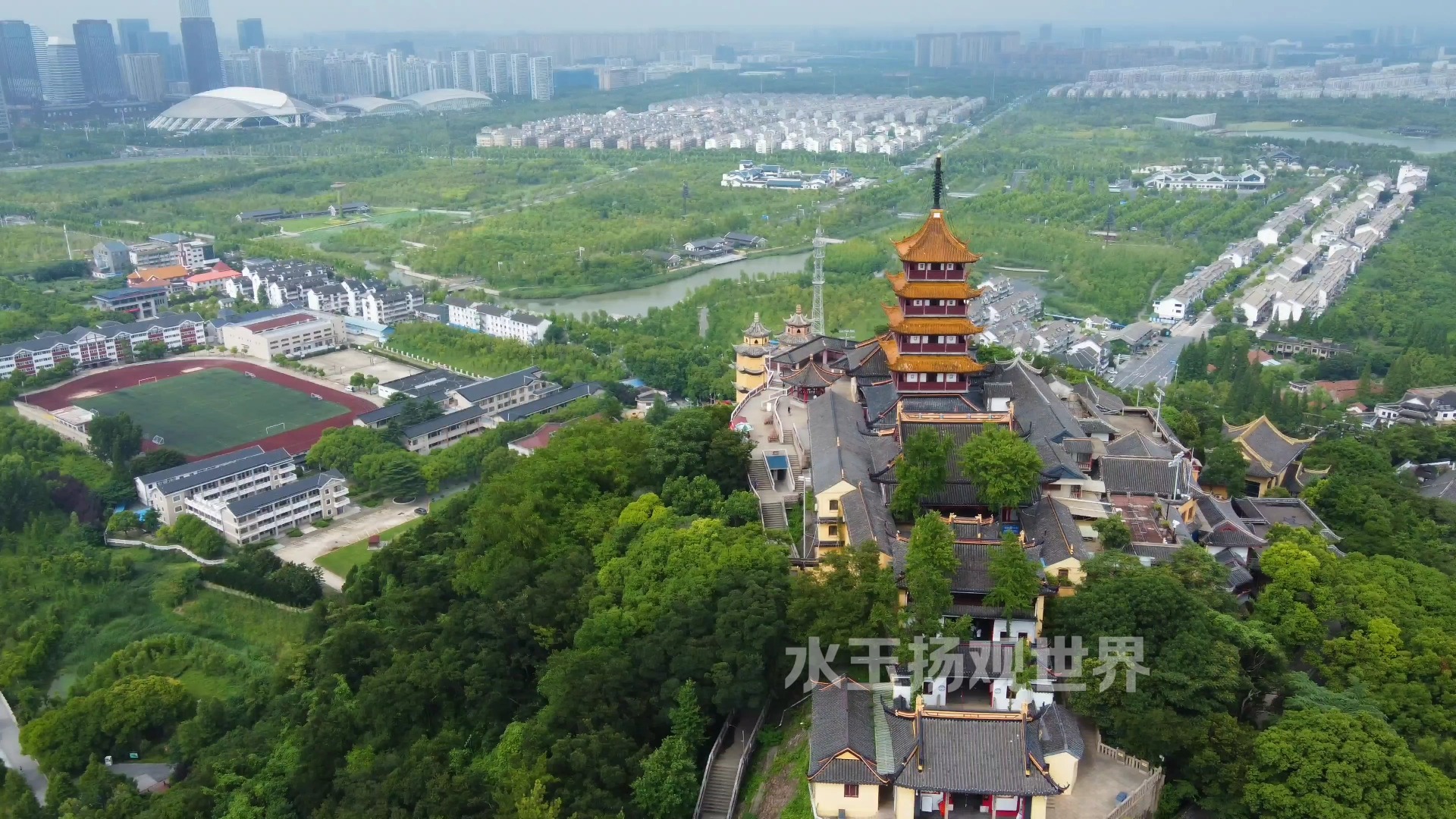 狼山全景图片