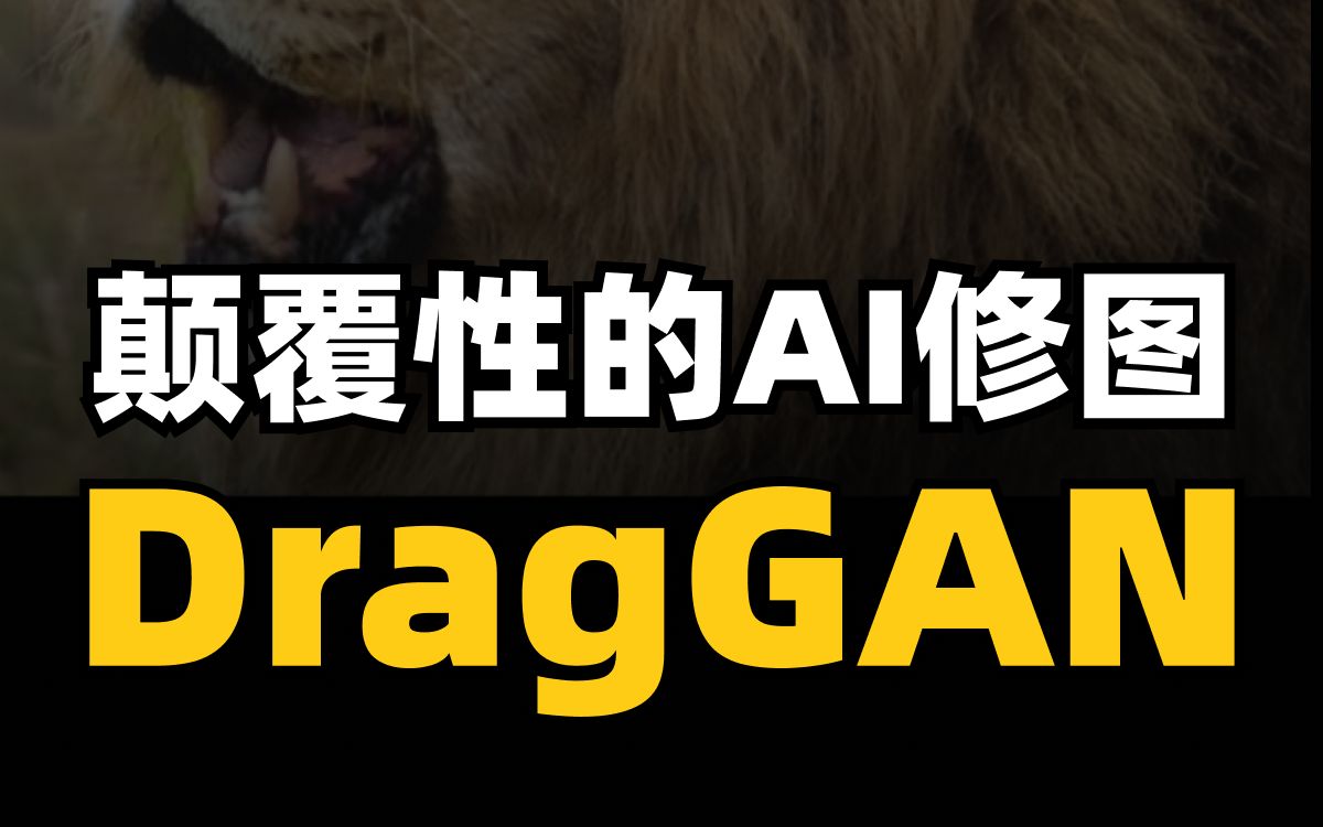 DragGAN哔哩哔哩bilibili