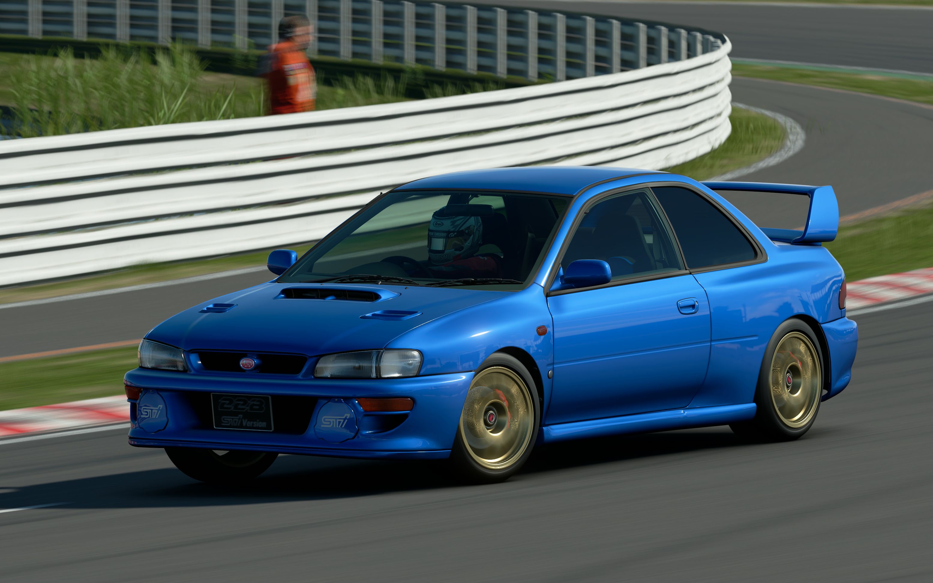 gtsport斯巴鲁impreza22bsti98筑波赛道试驾