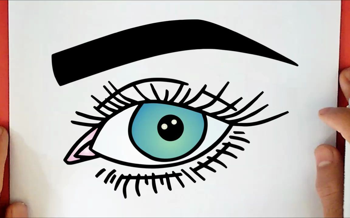【简笔画】教你一步一步画一只漂亮的眼睛~超级简单的绘画,一看就会!