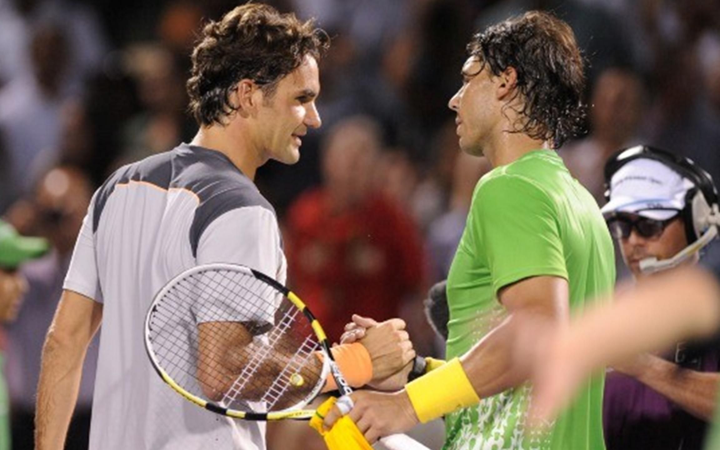 在比赛中彻底摧毁费德勒(2011迈阿密大师赛半决赛:费德勒 vs 纳达尔)