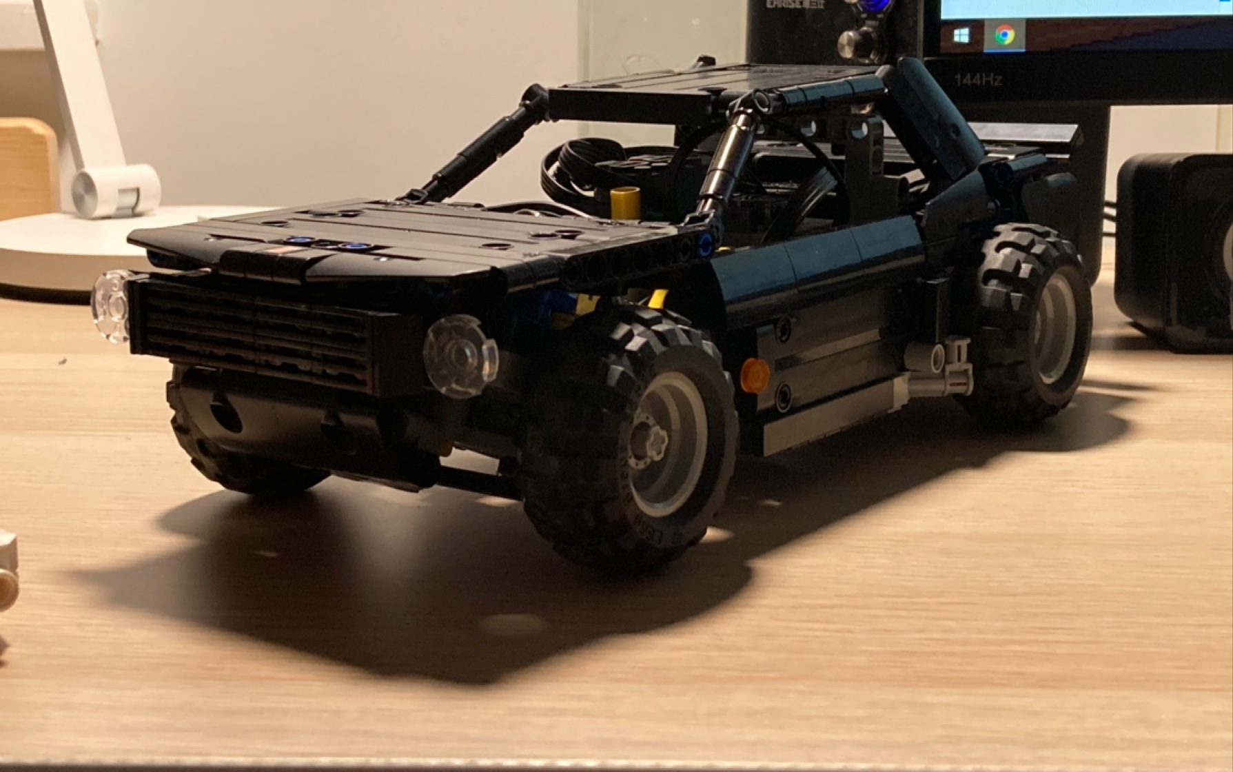 乐高科技moc27623砖叔hoonicorn漂移野马魔改大轮版_哔哩哔哩 (゜-゜)