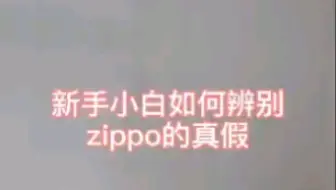 Zippo 真假zippo大作战 哔哩哔哩 Bilibili