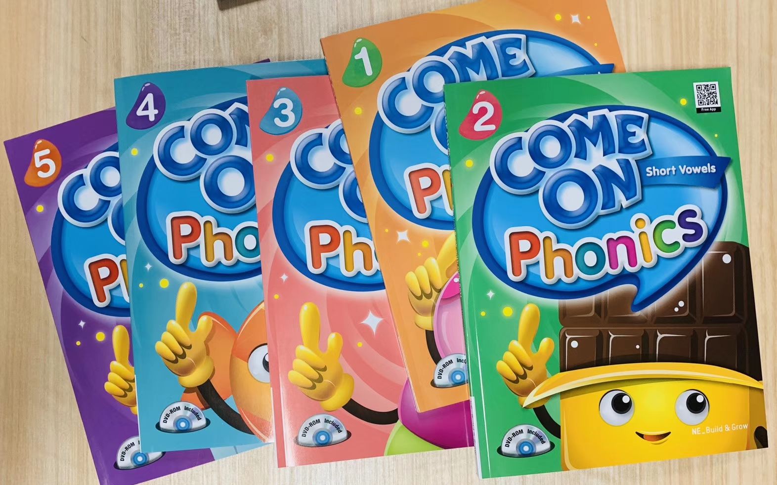 [图]少儿英语自然拼读启蒙教材 come on phonics 瑞派拼读