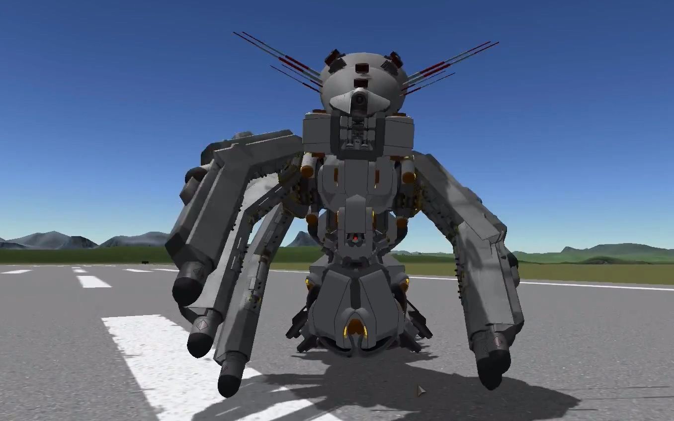 《坎巴拉太空计划》(搬运)坎星仿生学:九头蛇机甲