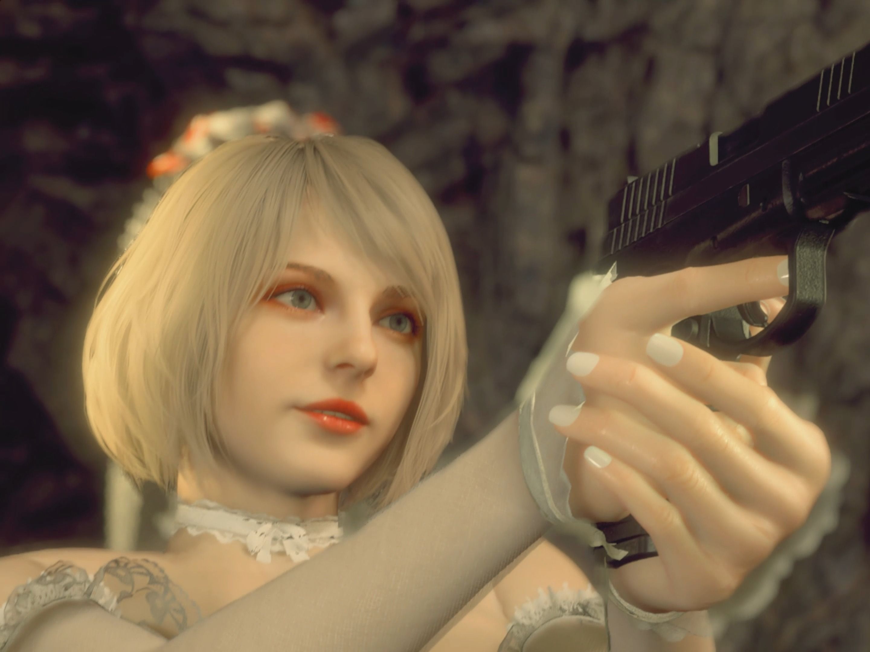 《生化危机4重制版》李三光的两个老婆来救他了