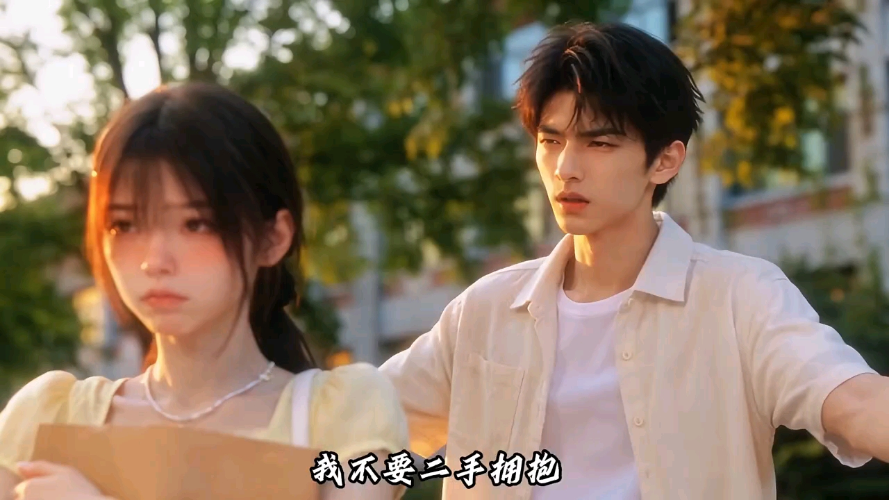 她穿婚纱倒下的那一刻，他终于承认不能没有她  ￼ #AI灵镜计划 #不要来生我只要你的今生今世【AI全民制作人】