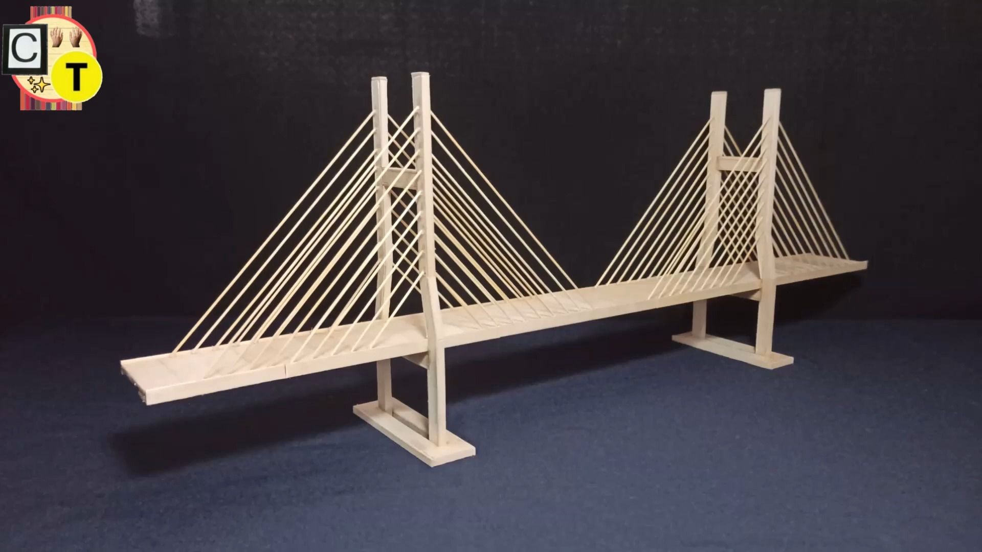 diy冰棍制作的大桥