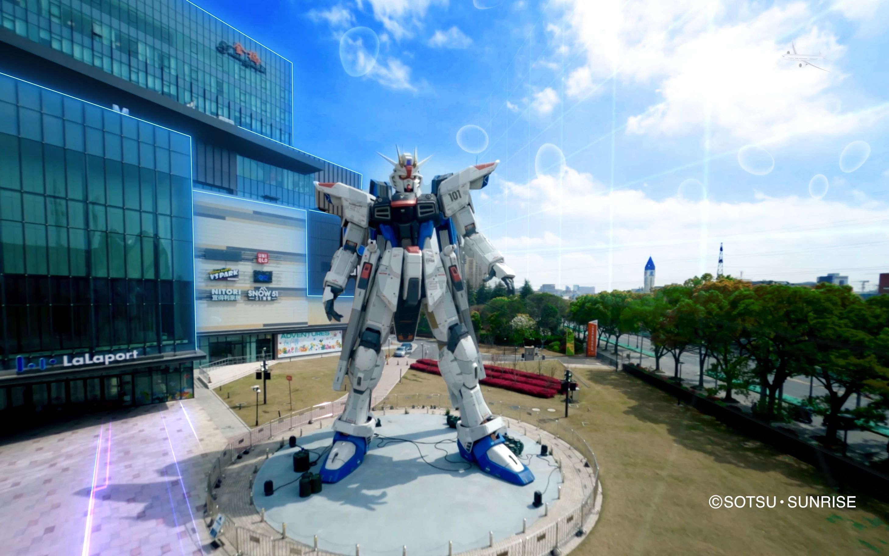 实物大高达立像两周年活动 预热pv