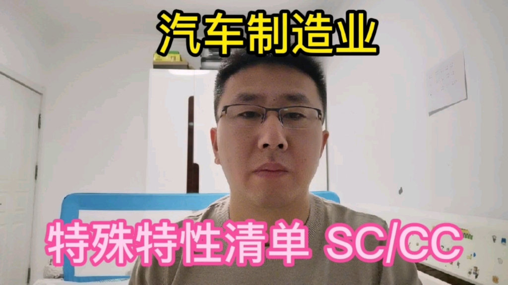 汽车制造业中的特殊特性清单是什么?SC和CC哔哩哔哩bilibili