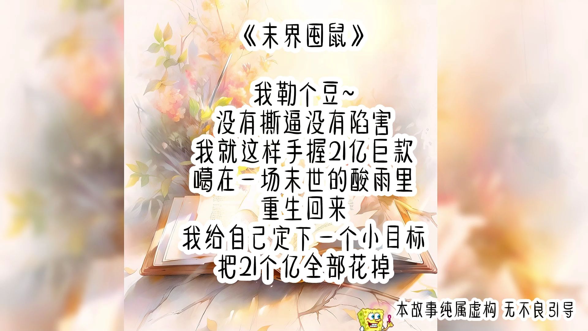 [图]在末世我手握21亿巨款，妹花就噶了！肺都气炸了，还好我重生了，这次我要做一只优秀的囤囤鼠~