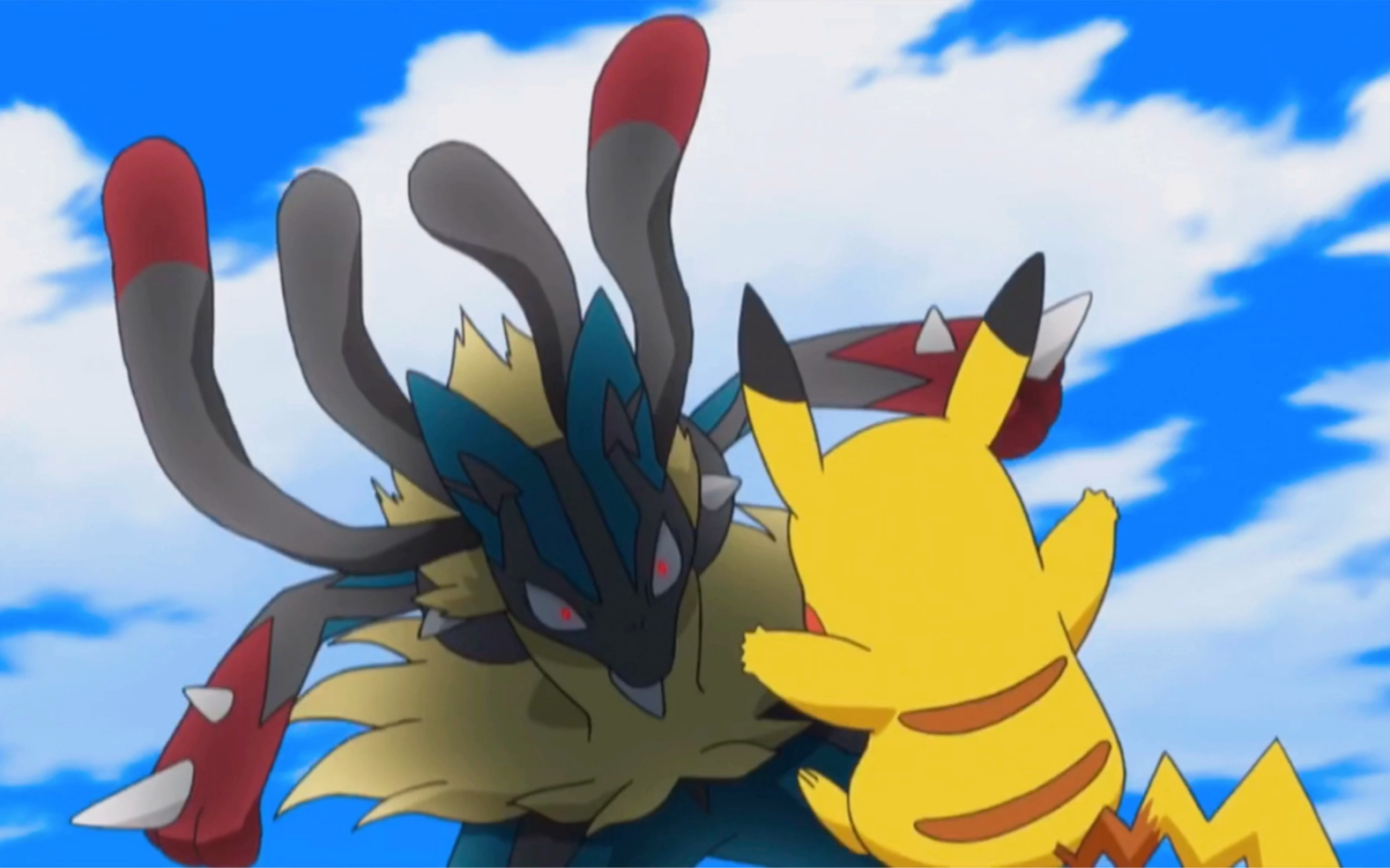 皮卡丘vs超级路卡利欧,皮卡丘被完虐!