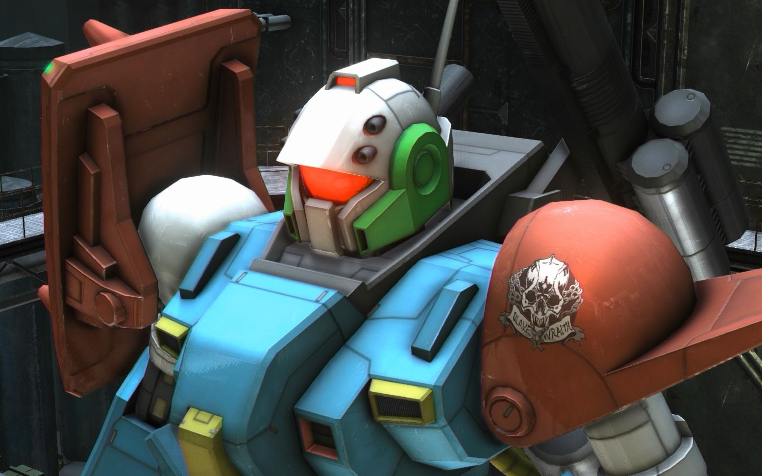 高达战斗行动2机体演示&注释:尼莫iii(手感比钢加农d要轻,要适应一下