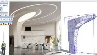 SketchUp创建室内造型柱（不想创建第二次多边形模型，就这样发出来了，大家学个思路）