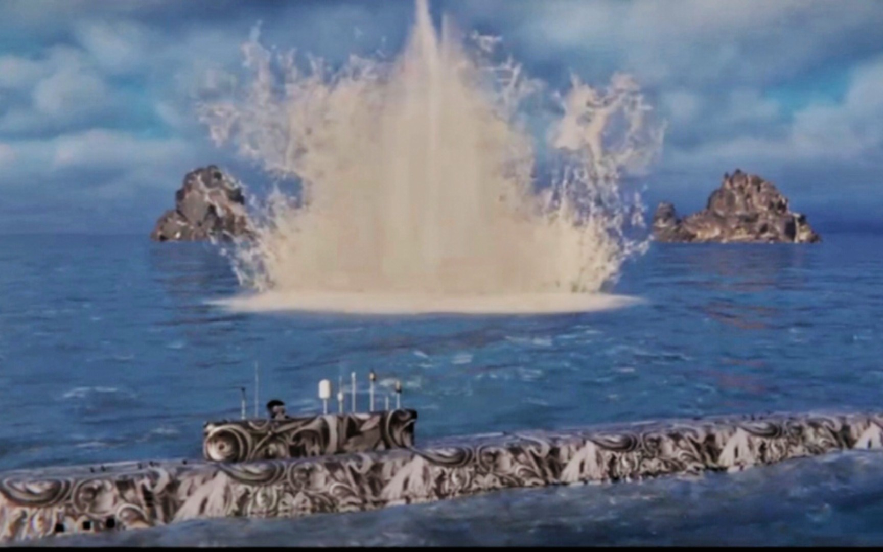 阿拉伯语电报:波塞冬核鱼雷爆炸特效