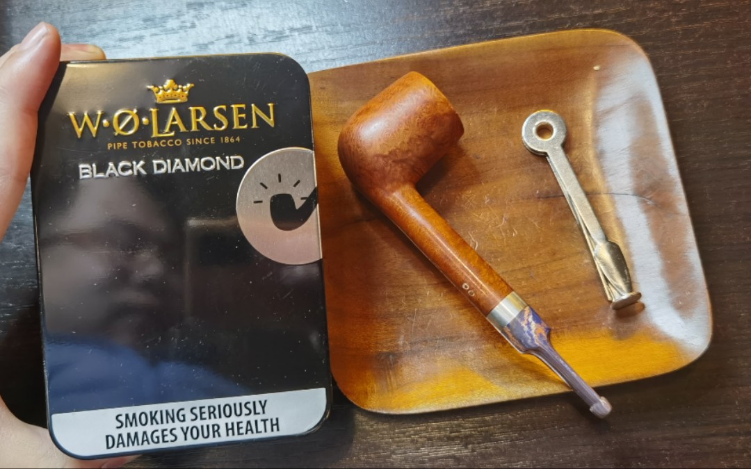 o. larsen black diamond (bvo/bc) 拉森黑钻,鸡哥烟斗.