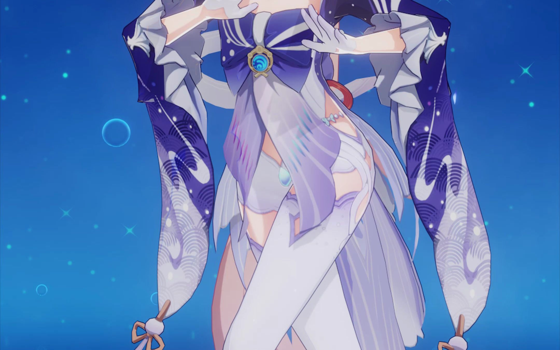 【仿原神渲染/4k】心海的恋爱循环【竖屏】