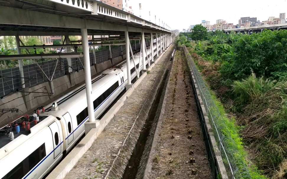 火车crh380b统型重联高速动车组g650广州南合肥南运行京广高速线