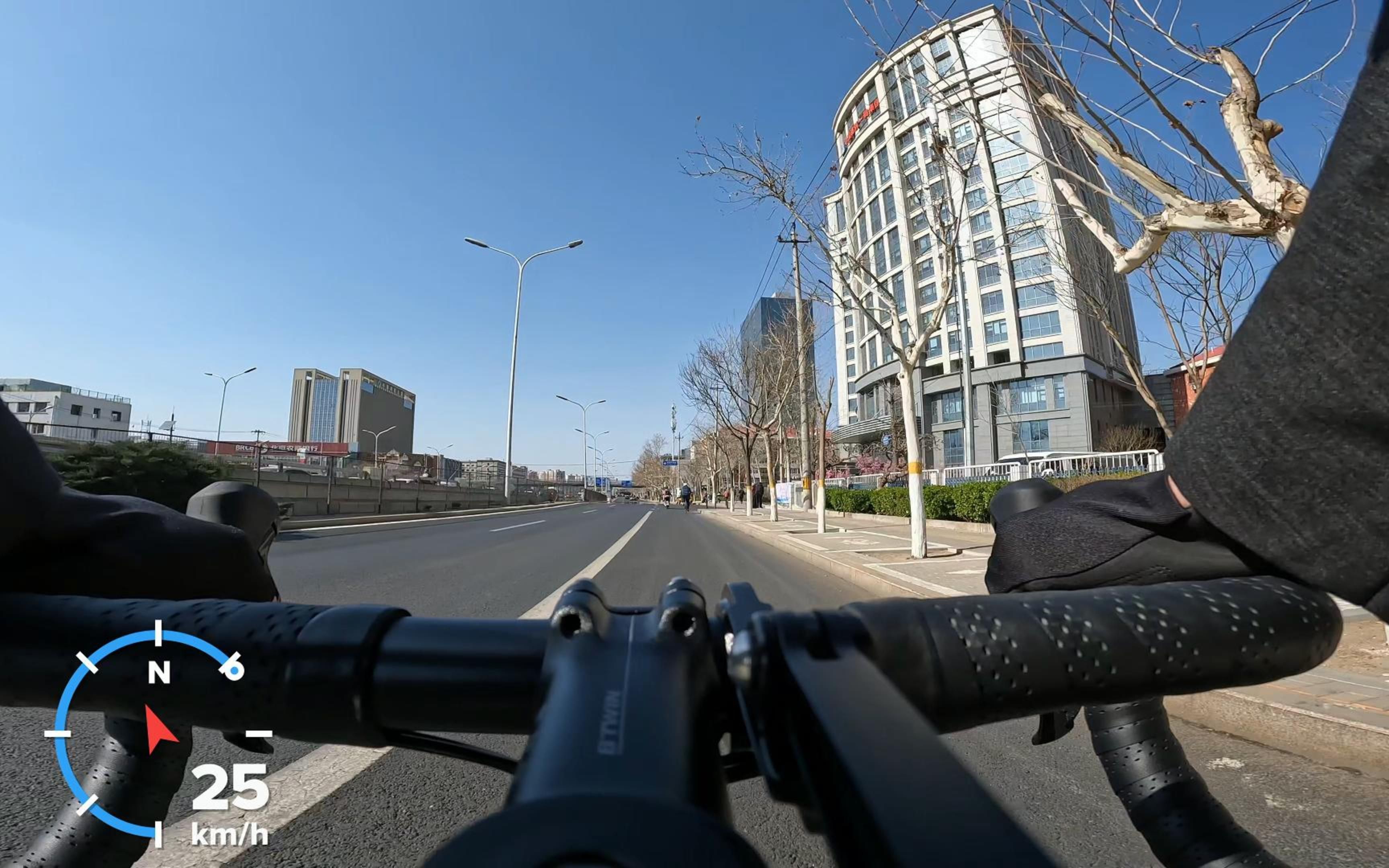 骑行北京西四环辅路