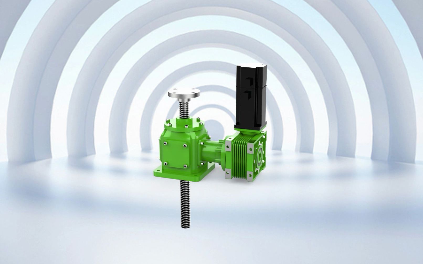 诺顿传动低噪音立式锥齿轮升降器同步联动升降机