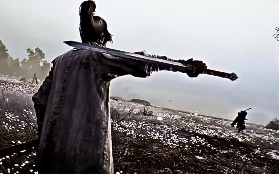 反手收剑超帅的好吧!