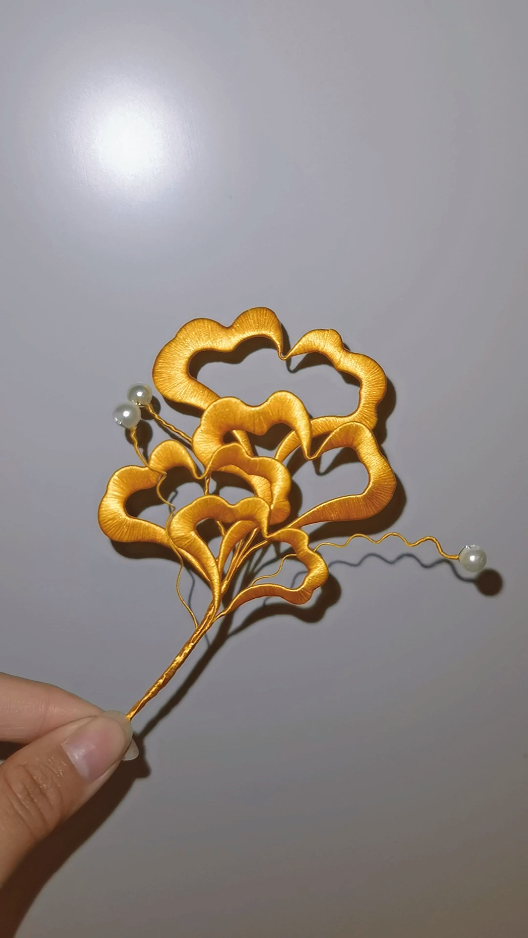 第一次做缠花,来一个银杏的复制粘贴版[兔年]@没创意的面条