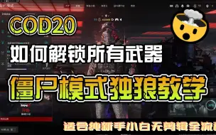 Download Video: 使命召唤20如何武器全解锁?独狼僵尸模式全流程无剪辑适合小白新手观看