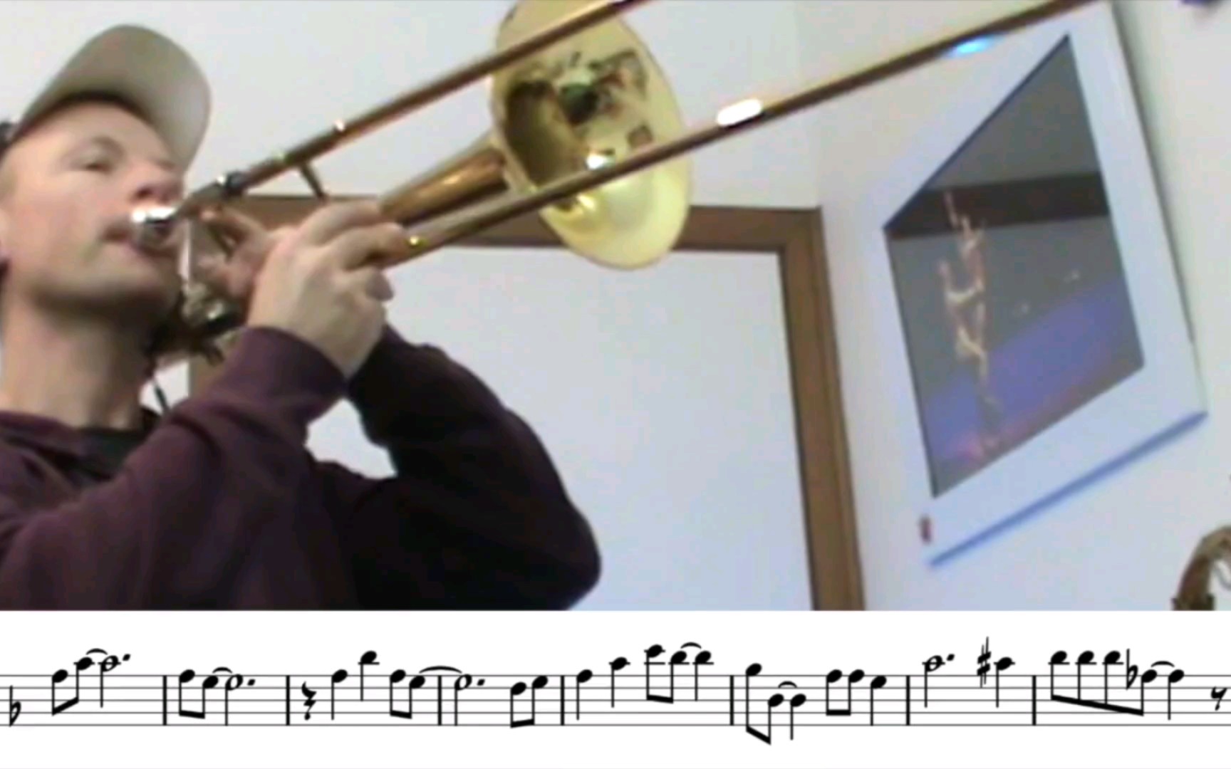 [图]Georgia on my mind - Easy Trombone Play Along