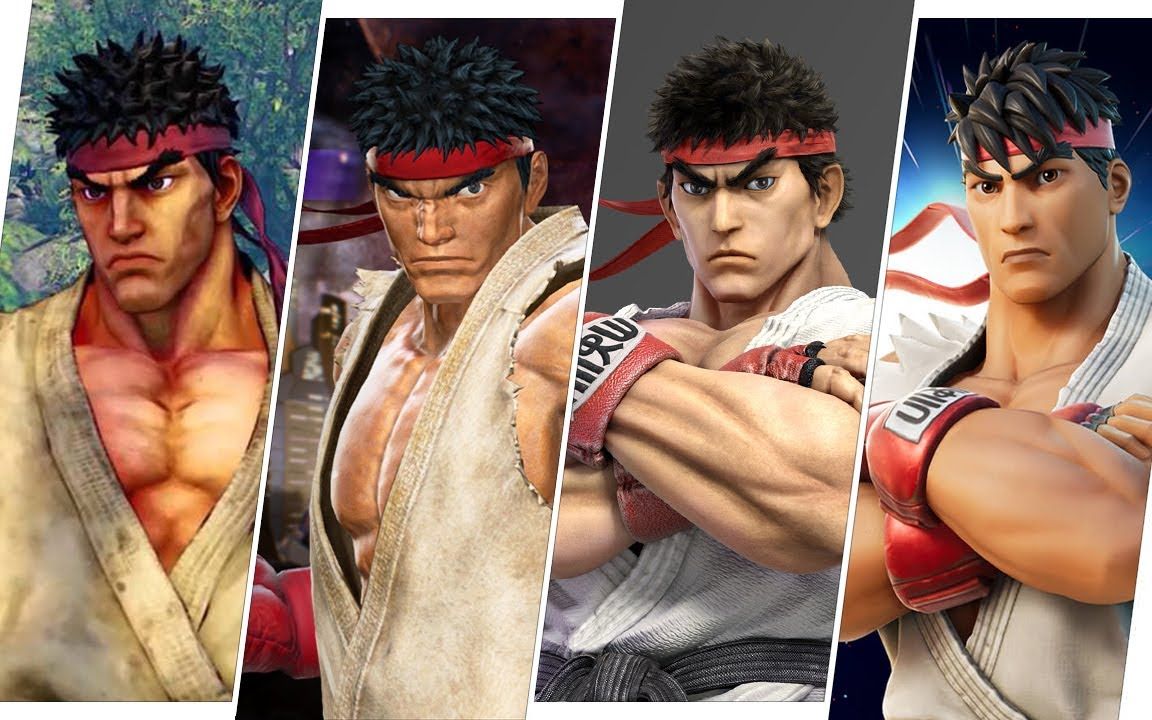 ryu隆的发展史街头霸王1堡垒之夜