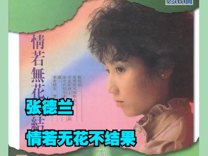 张德兰 1982年专辑《情若无花不结果》哔哩哔哩bilibili