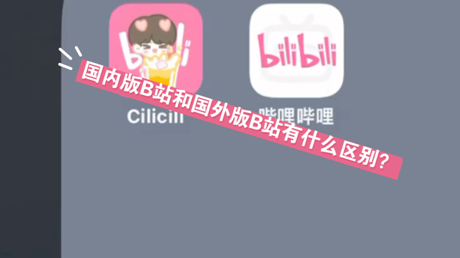 国内版B站和国外版B站有什么区别?哔哩哔哩bilibili