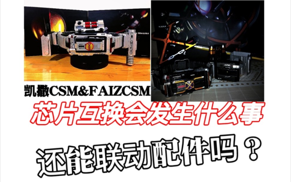 当凯撒 CSM和FAIZ CSM互换芯片联动配件,会发生什么?哔哩哔哩bilibili