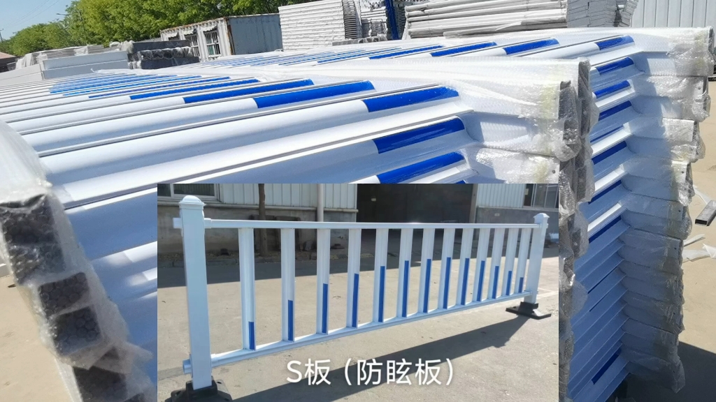 市政道路护栏,人行道分流护栏,防眩板道路护栏厂家,尊迈网栏生产定做