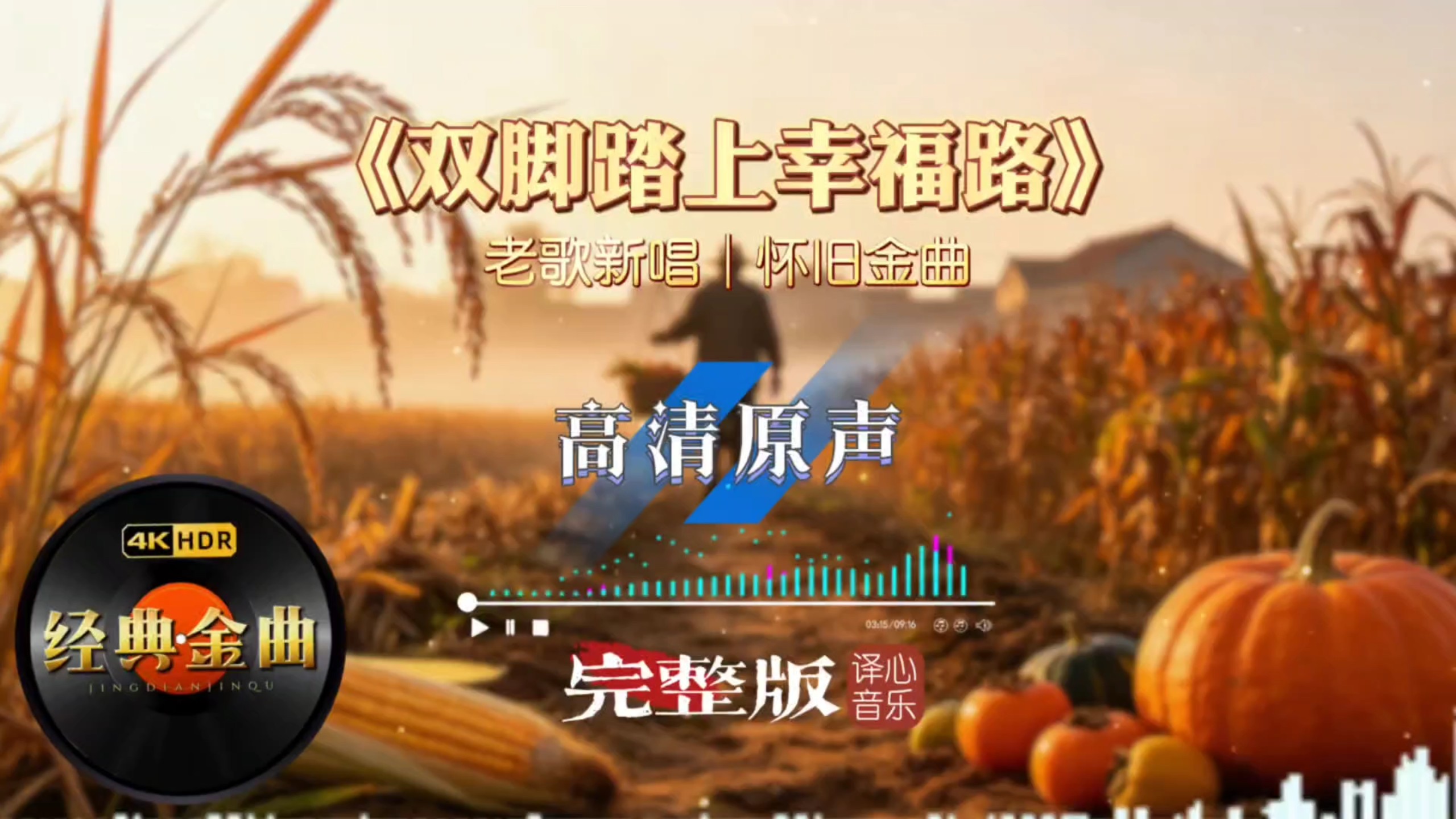 经典民歌新演绎《双脚踏上幸福路》完整版，朴实歌声治愈无数人