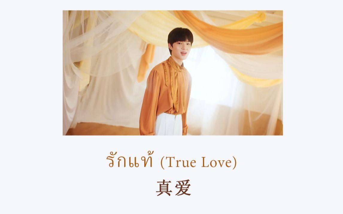 [图]【泰语中字 | 逐词】รักแท้ - True Love（真爱）