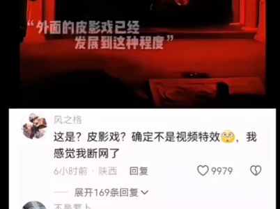 老祖宗:随他们玩吧,好歹是传下来了,皮影戏哔哩哔哩bilibili