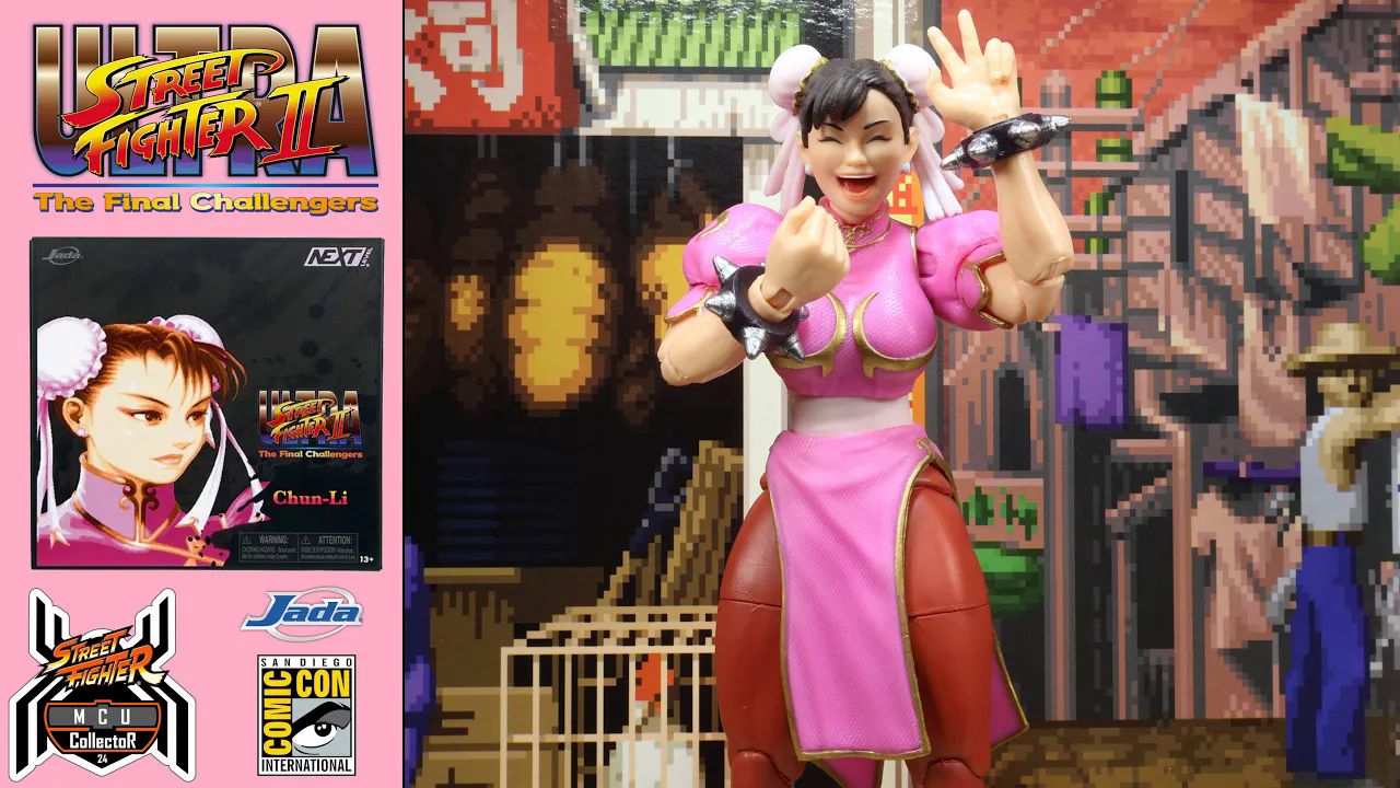 jada toys sdcc限定 终极街霸2 春丽 2p色 deluxe