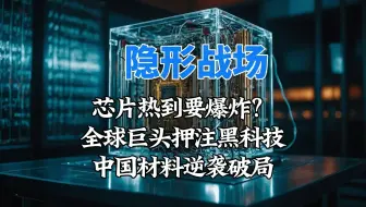 隐形战场！芯片热到要爆炸？全球巨头押注黑科技，中国材料逆袭破局